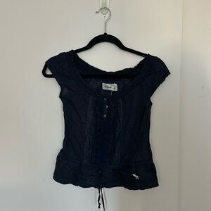 Abercrombie Kids Navy Blouse